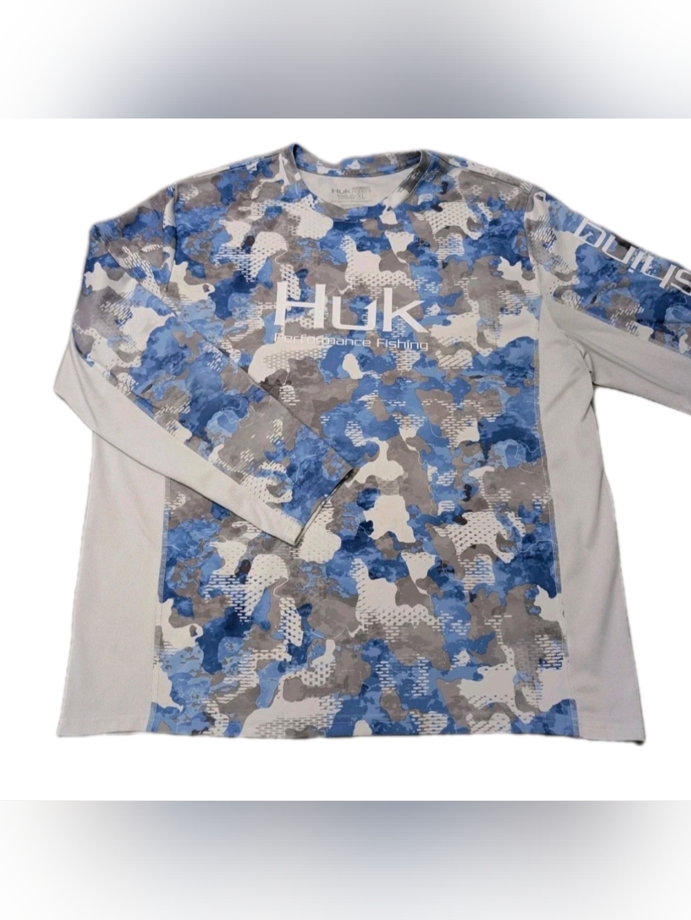 Huk Icon X Refraction Camo Fade Long Sleeve Fishing Shirt XL